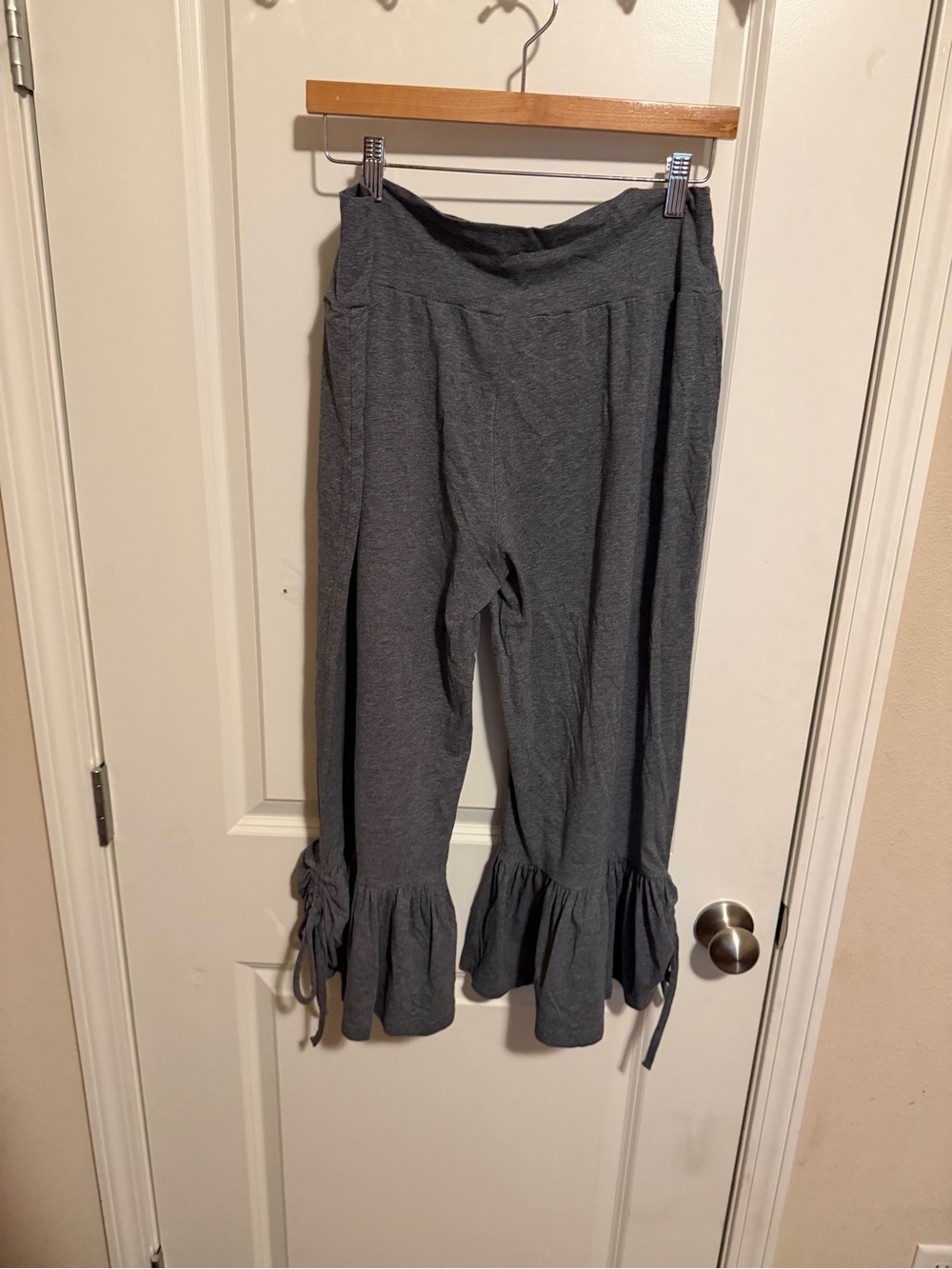 Matilda Jane Charcoal Gray Capri Ruffles